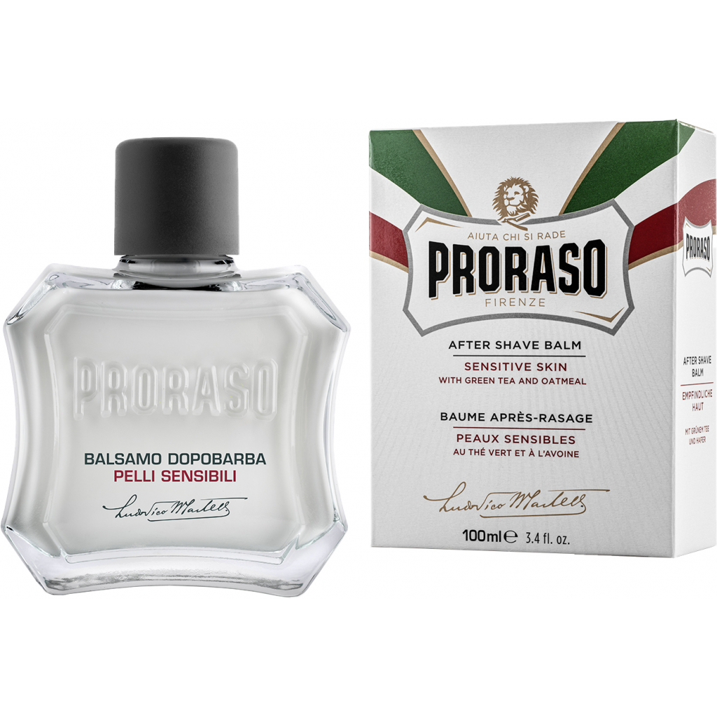 Бальзам після гоління Proraso з екстрактом зеленого чаю і вівса 100 мл (8004395001071) - изображение 1