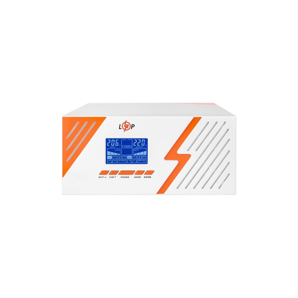 Пристрій безперебійного живлення LogicPower LPM - PSW-1500VA, 1050W, White (22755) - зображення 5