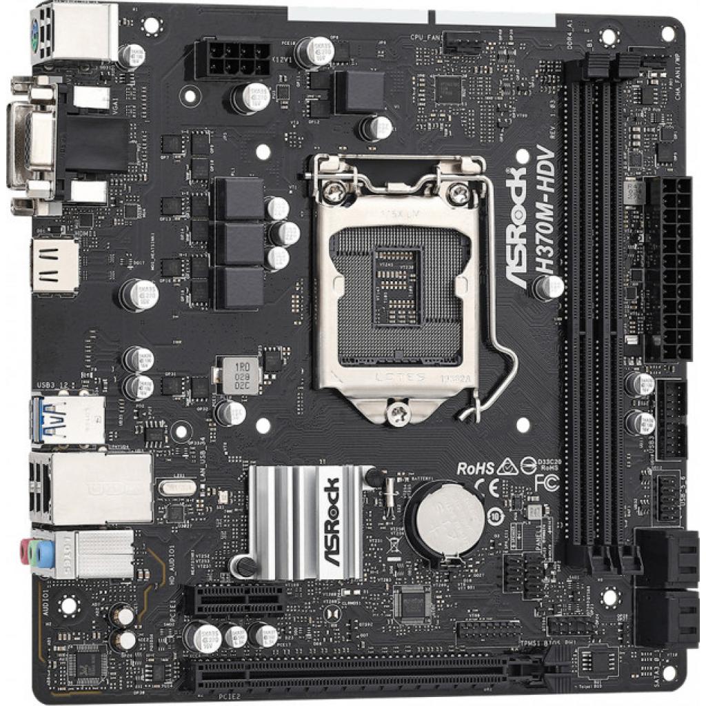 Материнська плата ASRock H370M-HDV - зображення 3