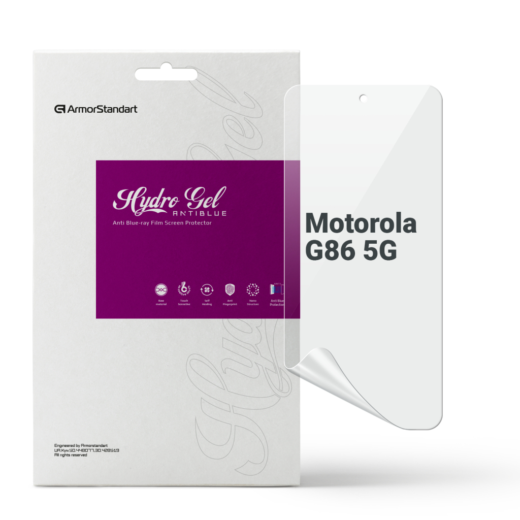 Плівка захисна Armorstandart Hydrogel Anti-Blue Motorola G86 5G (ARM86584) - зображення 1