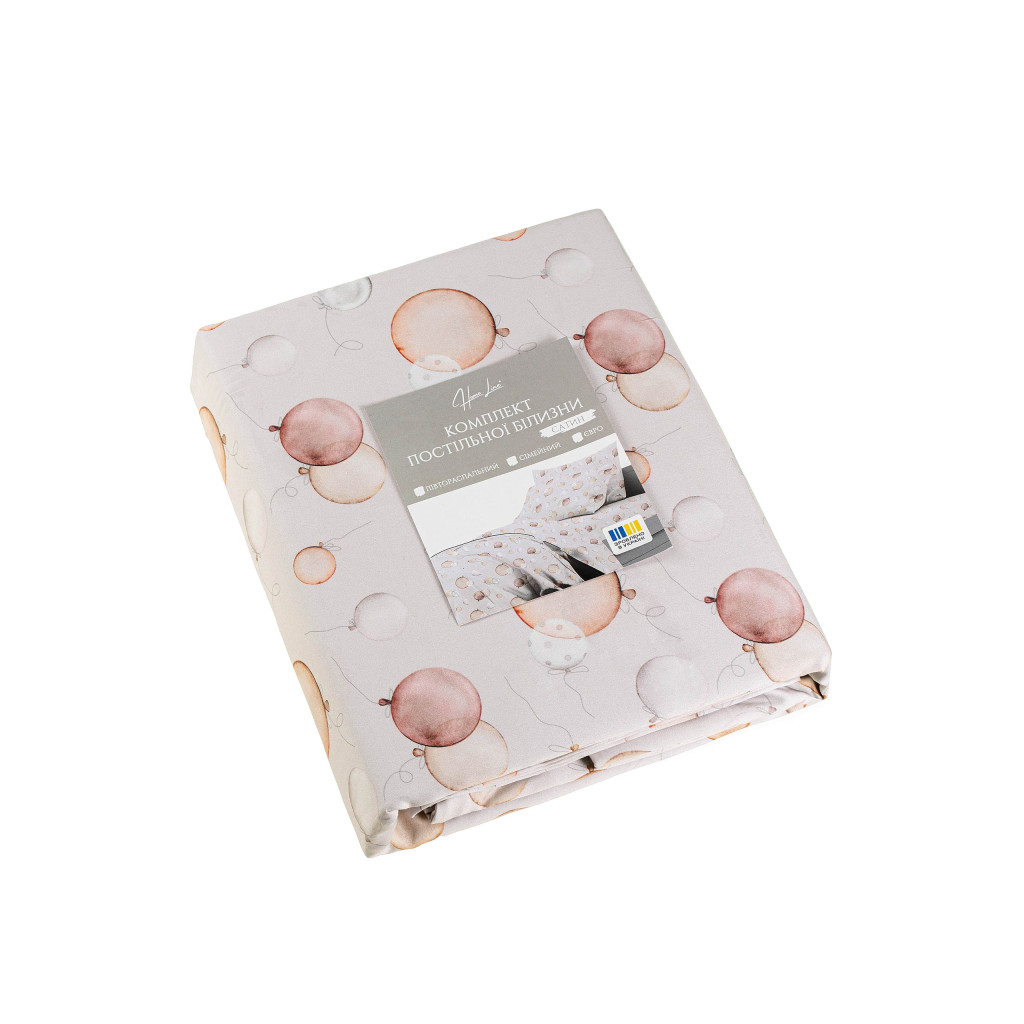 Постільна білизна Home Line Сатин Повітряні кульки полуторний (192736) - зображення 3