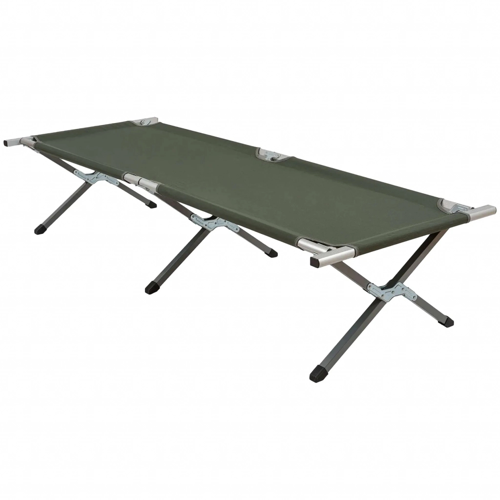 Розкладачка Highlander Aluminium Camp Bed Green (925471) - зображення 1