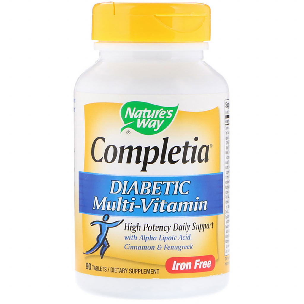 Мультивітамін Nature's Way Мультивітаміни для діабетиків, Diabetic Multi-Vitamin, 90 та (NWY14924) - зображення 1