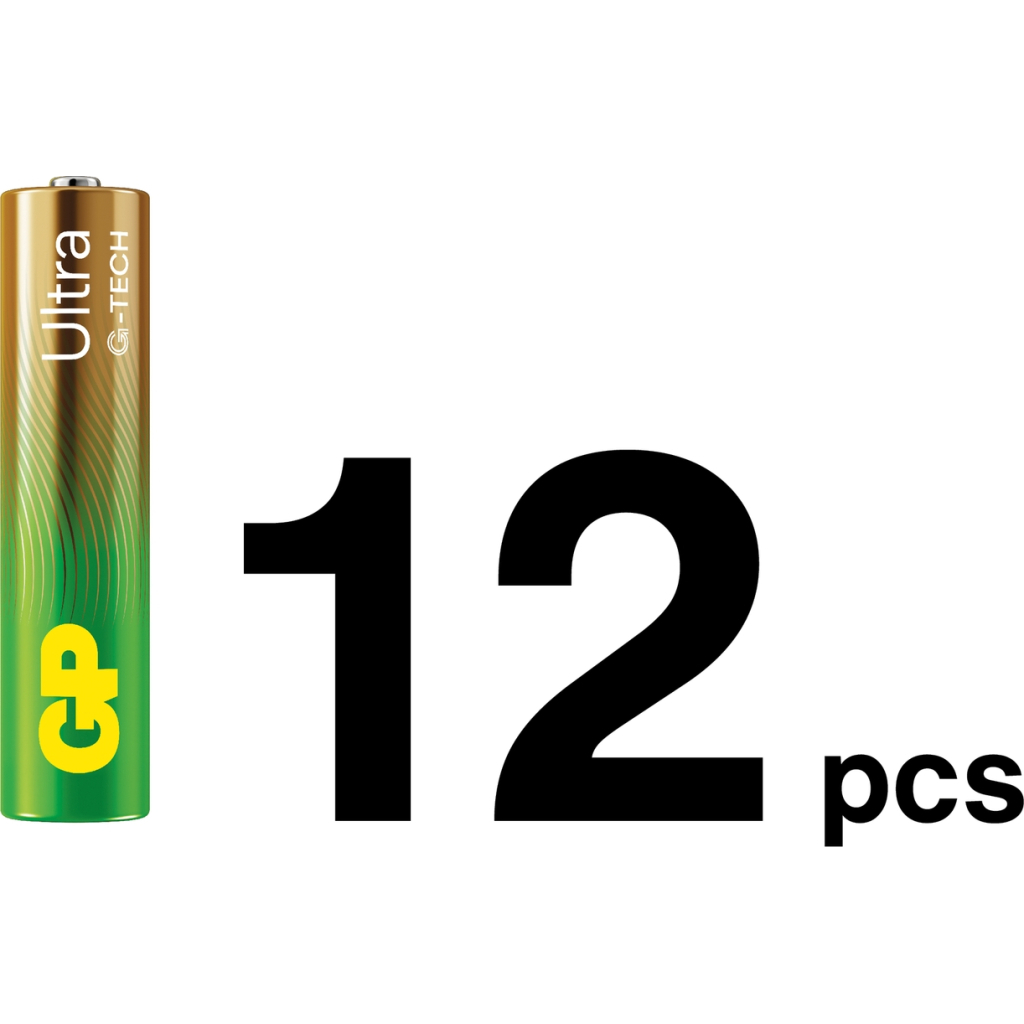 Батарейка Gp AA * 12 + AAA * 12 Ultra Alcaline + fan (4891199233982) - зображення 5