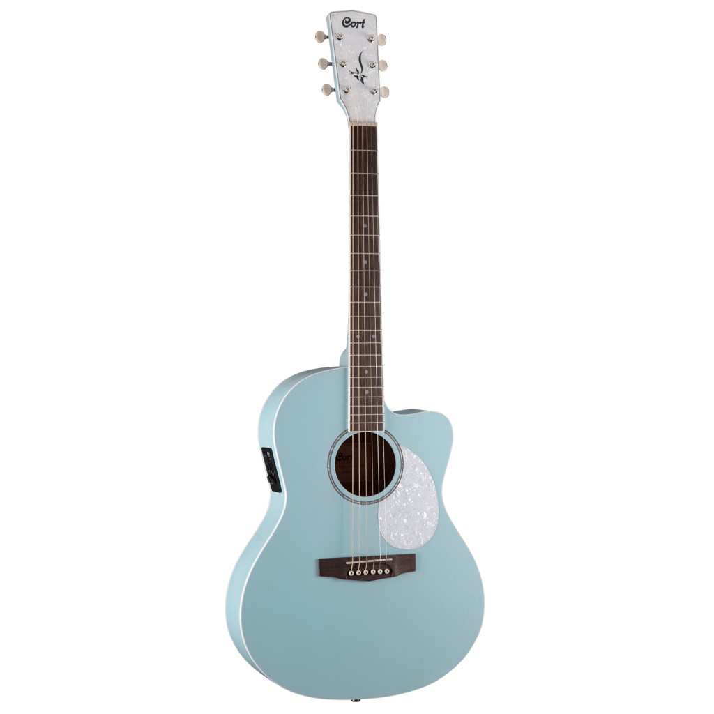 Гітара електроакустична Cort Jade Classic Sky Blue Open Pore - зображення 1
