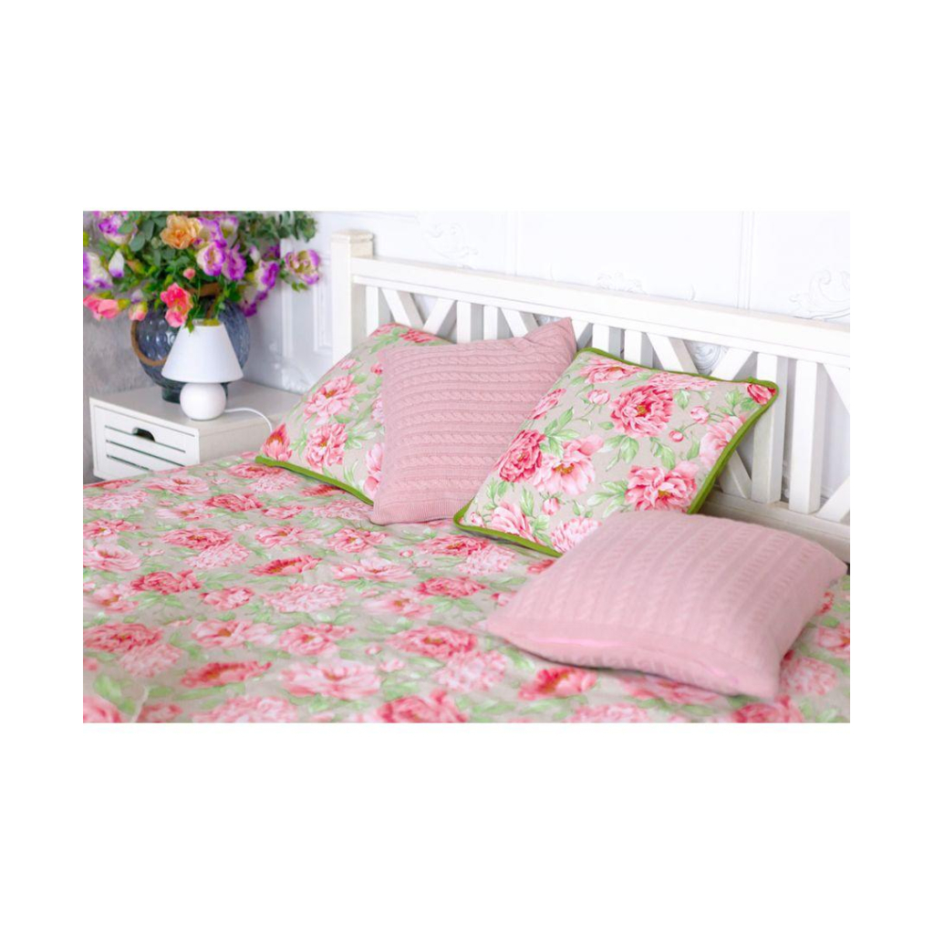 Наволочка Прованс декоративна в'язана SOFT Пудра 45х45 (011701) - зображення 4