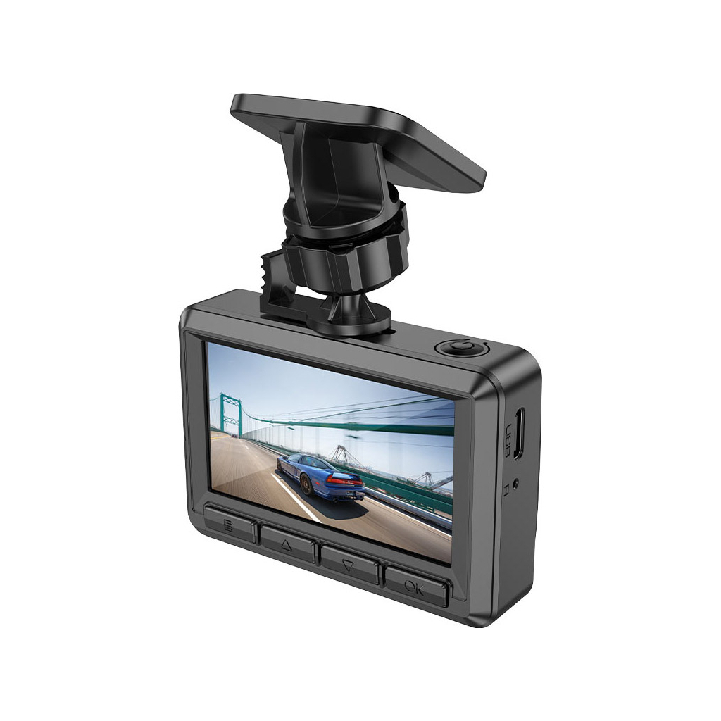 Відеореєстратор HOCO DV2 Driving recorder with display Black (6942007608176) - зображення 2