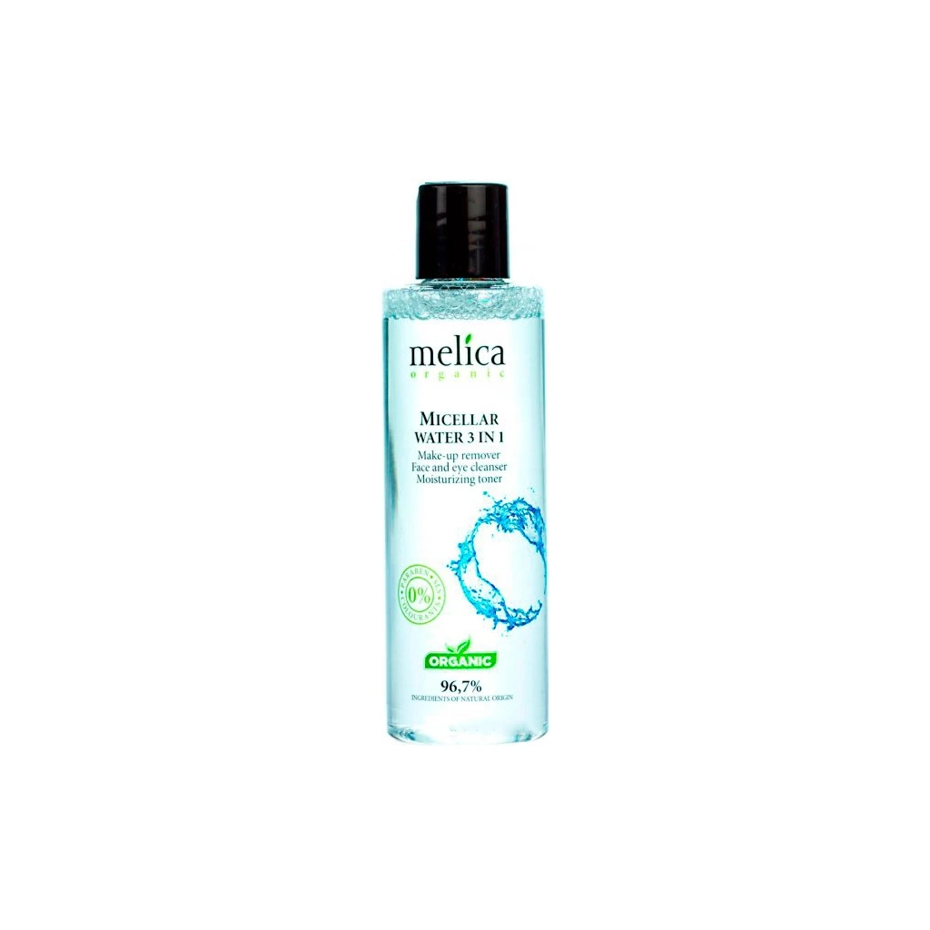 Міцелярна вода Melica Organic 3 в 1 200 мл (4770416001040) - зображення 1