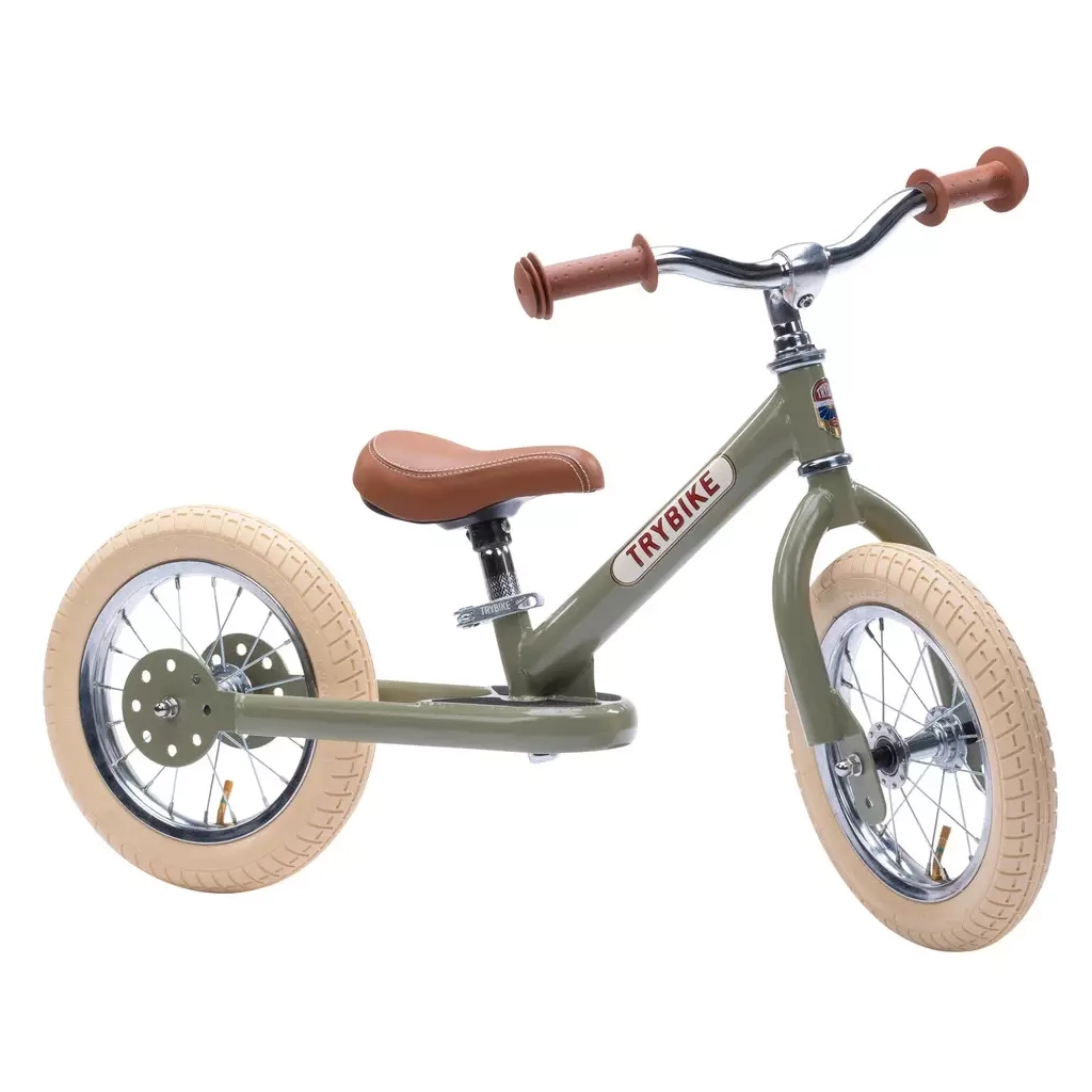 Біговел Trybike балансуючий оливковий (TBS-2-GRN-VIN) - зображення 1