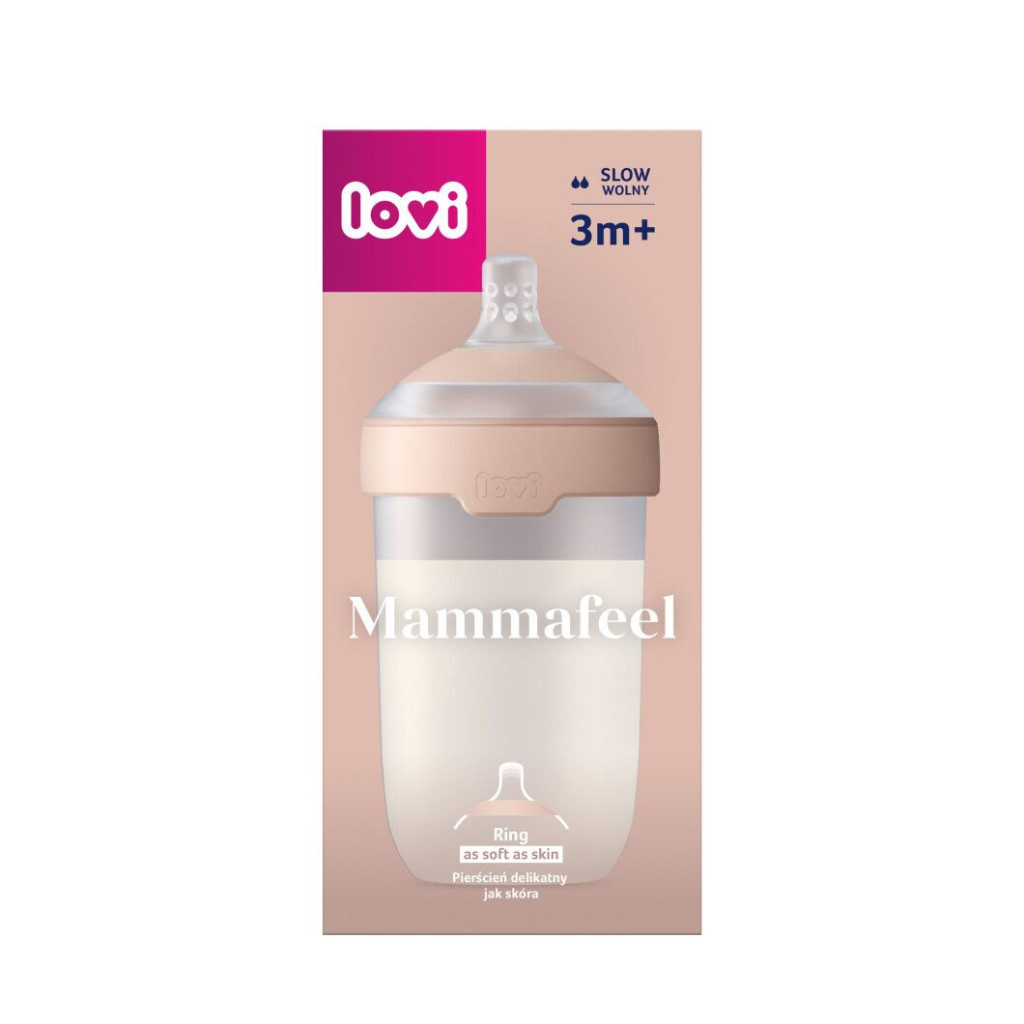 Пляшечка для годування Lovi Mammafeel 250 мл (21/596) - зображення 2