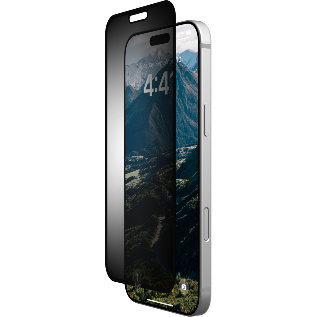 Плівка захисна UAG iPhone 16 Pro Max Removable Privacy Glass - Tint (14436911NA) - изображение 2