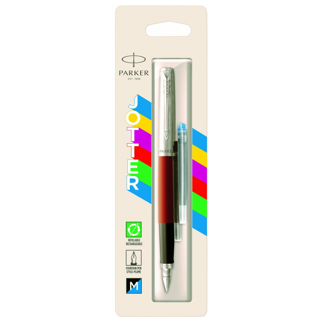 Ручка пір'яна Parker JOTTER 17 Original Red CT FP M блистер (15 716) - зображення 1