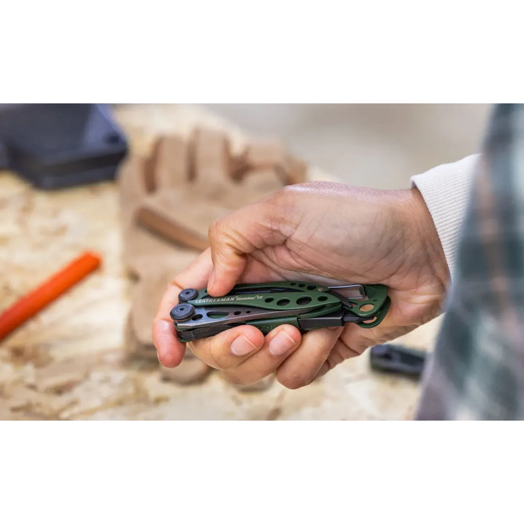 Мультитул Leatherman Skeletool CX OD Green (833139) - зображення 5
