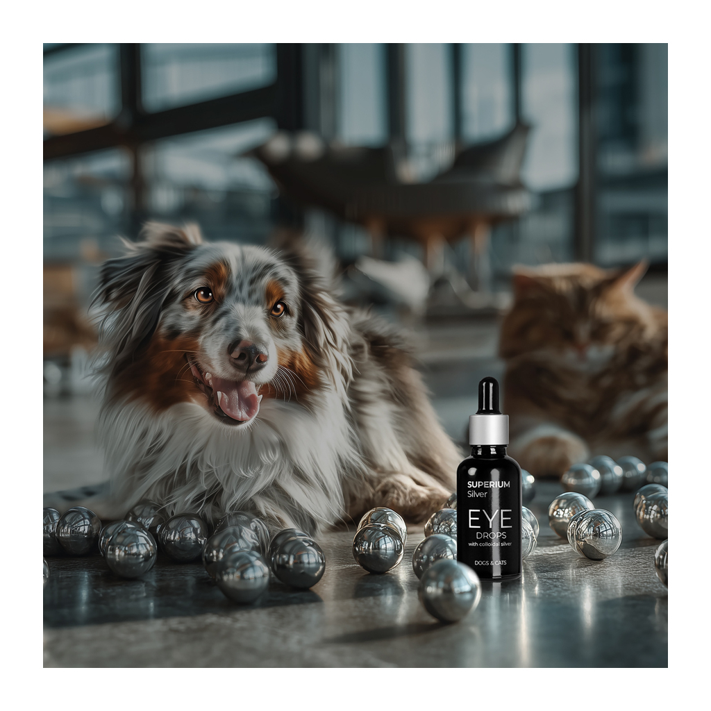 Краплі для тварин Superium Сільвер очні з колоїдним сріблом для котів та собак 30 мл (9101) - изображение 8