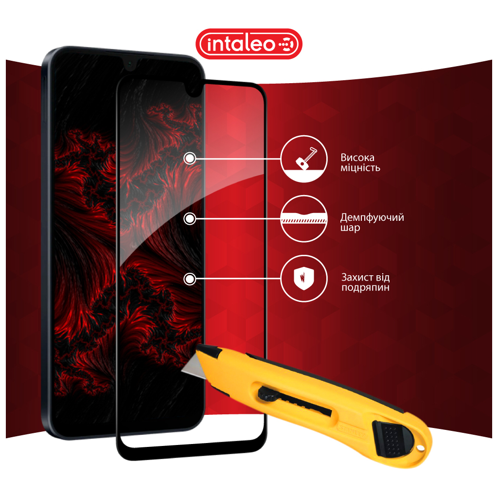 Скло захисне Intaleo Full Glue Samsung A16 Black (1283126598715) - зображення 5