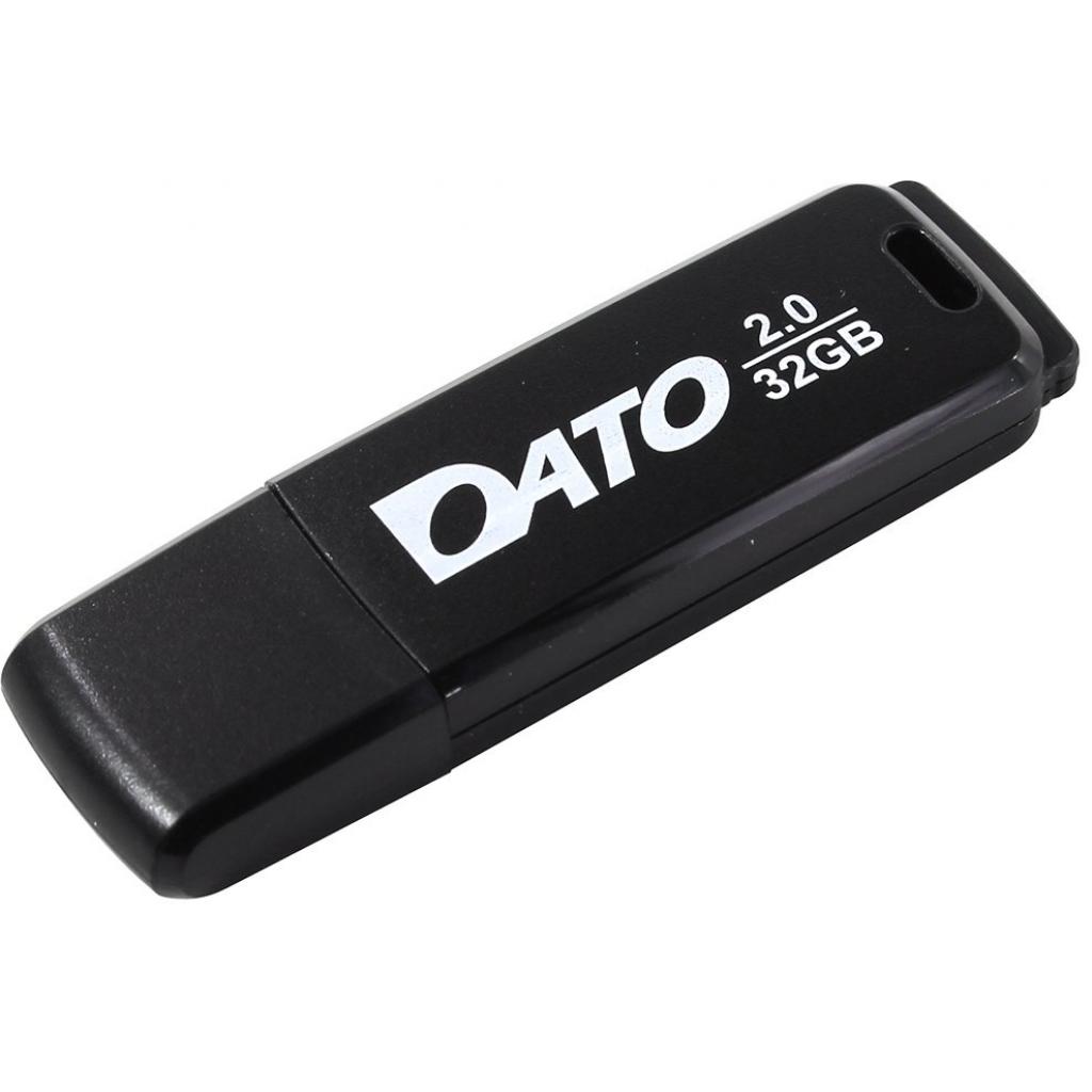 USB флеш накопичувач Dato 32GB DB8001 Black USB 2.0 (DB8001K-32G) - зображення 1