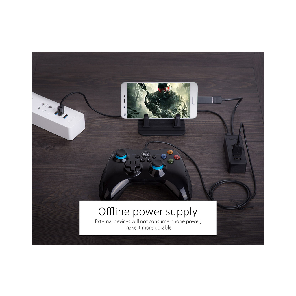 Концентратор Orico USB 3.0 4 ports (W5P-U3-100-BK-PR) (CA911264) - зображення 5