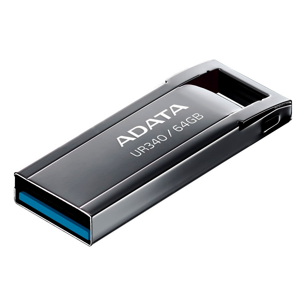 USB флеш накопичувач ADATA 64GB UR340 Black USB 3.2 (AROY-UR340-64GBK) - зображення 2