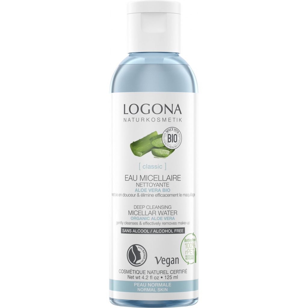 Міцелярна вода Logona Алое для глибокого очищення 125 мл (4017645043039) - зображення 1