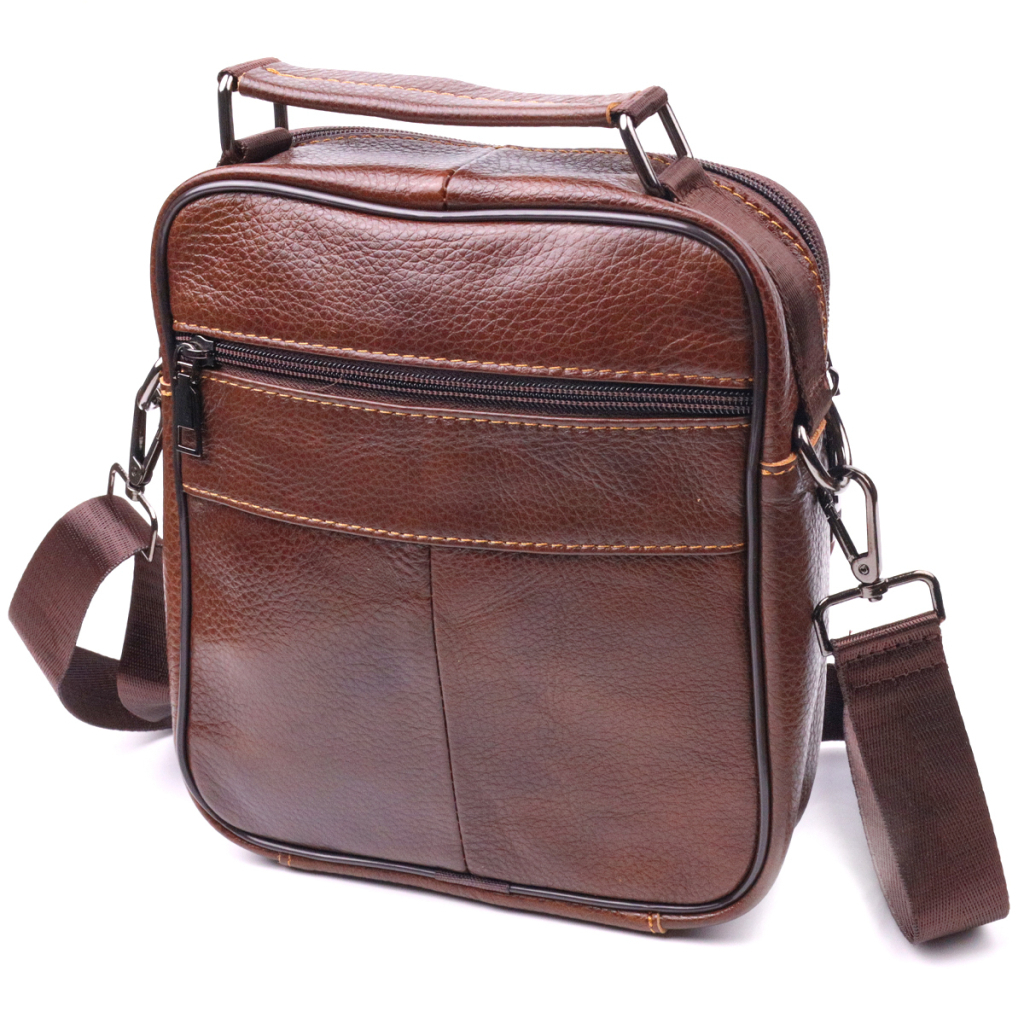 Сумка Vintage З натуральної шкіри Коричнева (21279) - зображення 2