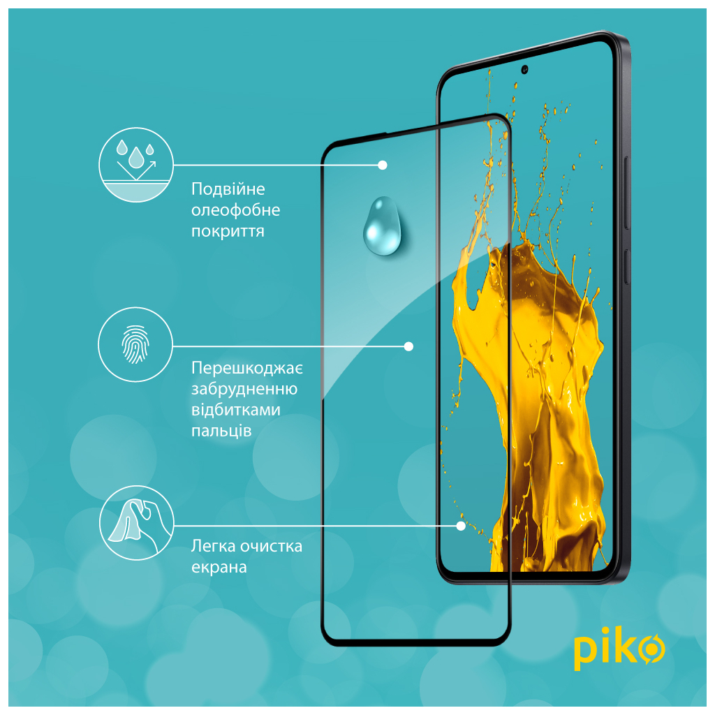 Скло захисне Piko Full Glue Xiaomi 13T Black (1283126582561) - зображення 4