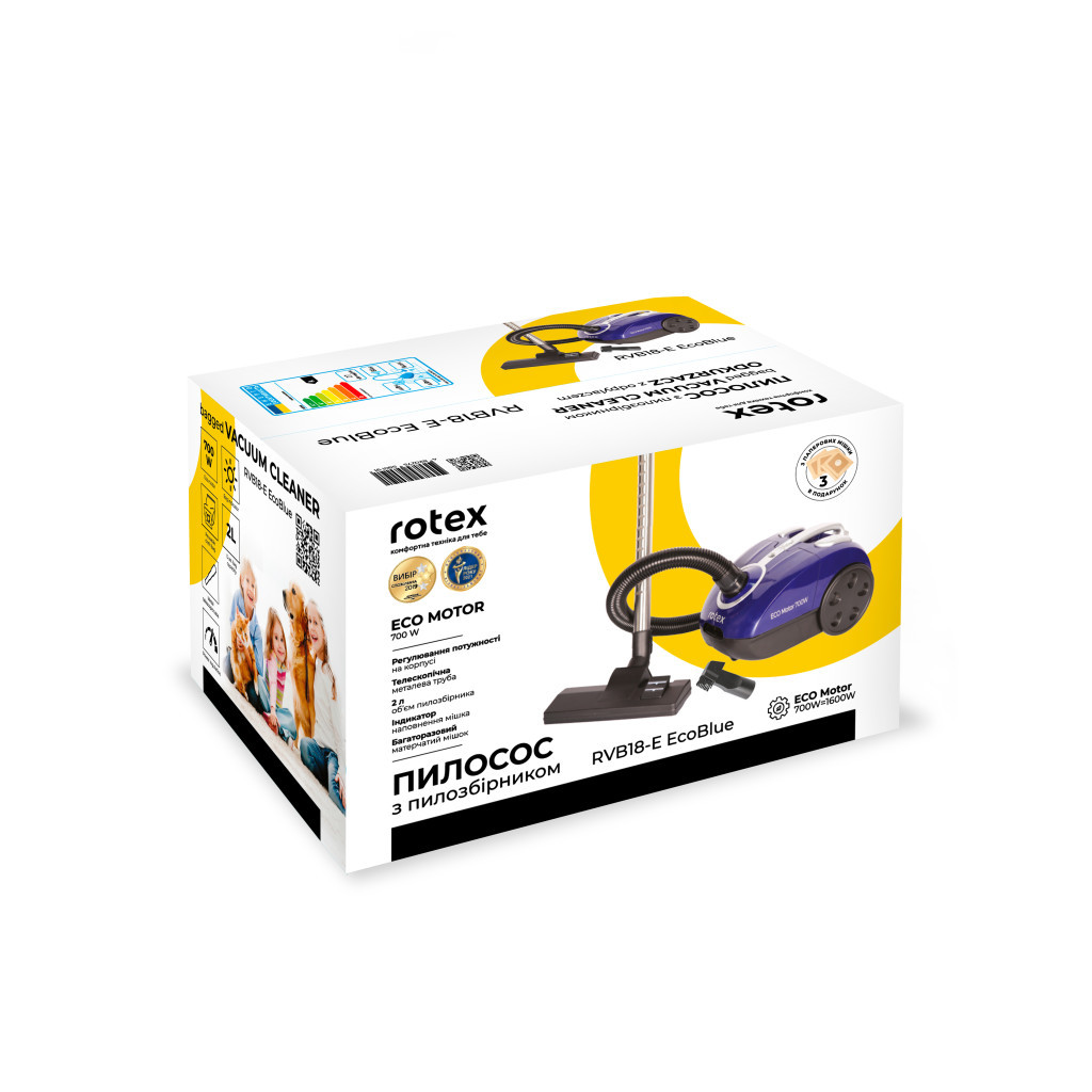 Пилосос Rotex RVB18-E EcoBlue - зображення 9