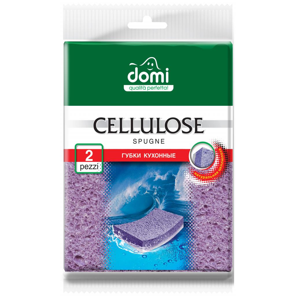Губки кухонні Domi целюлозные 2 шт (4823058317250) - зображення 1