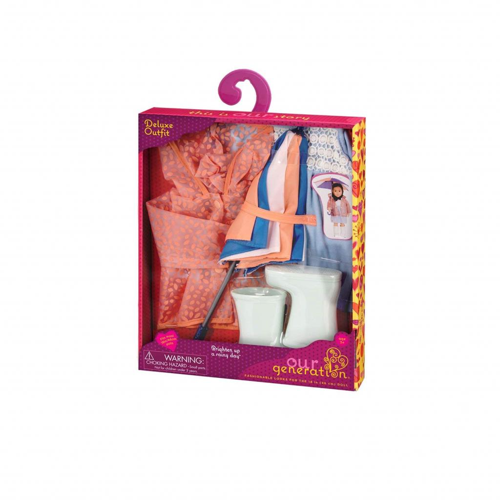 Аксесуар до ляльки Our Generation Набор одежды дождевик (BD30295Z) - зображення 3