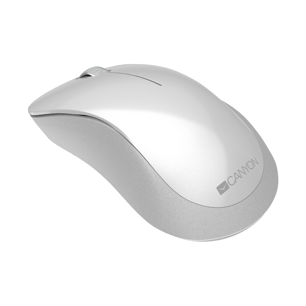 Мишка Canyon MW-11 Wireless Pixart White Grey (CNE-CMSW11PW) - зображення 4