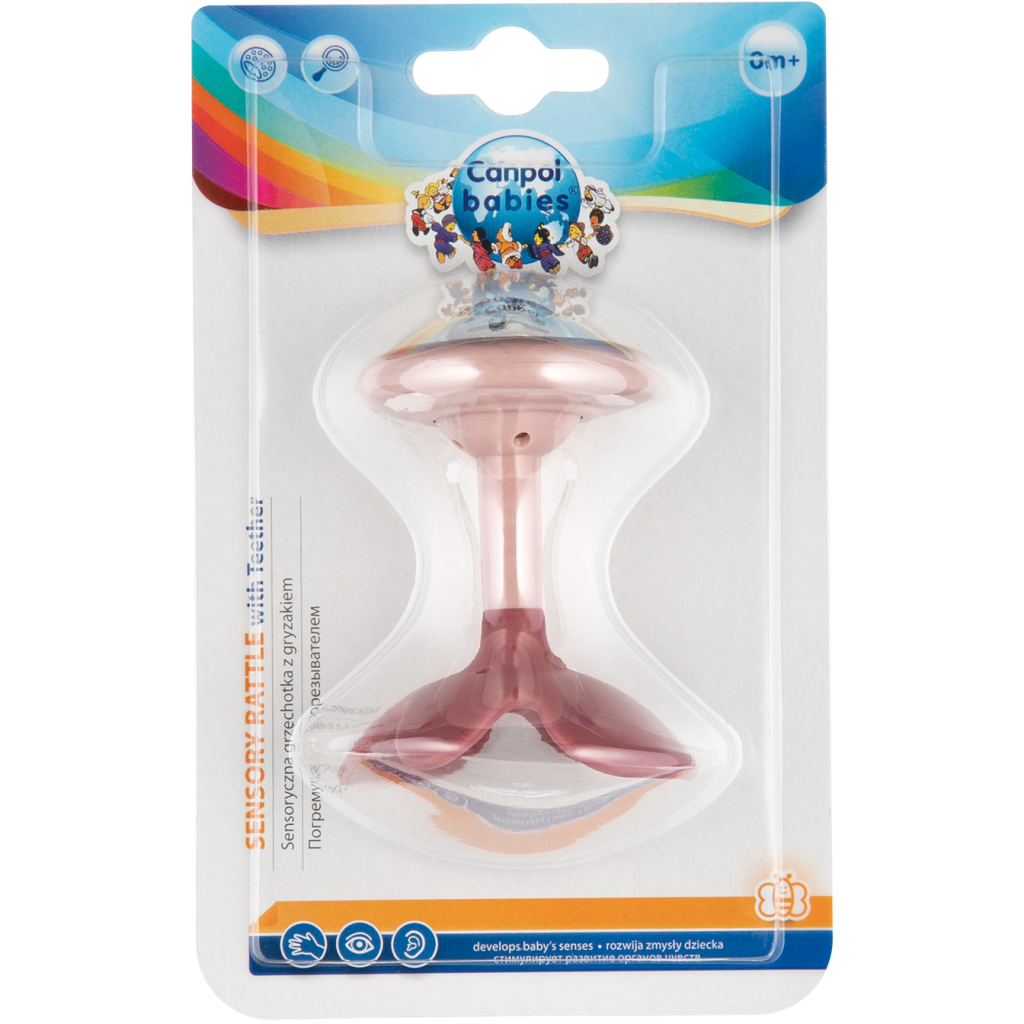 Прорізувач Canpol Babies сенсорне Рожеве (56/610_pin) - зображення 4