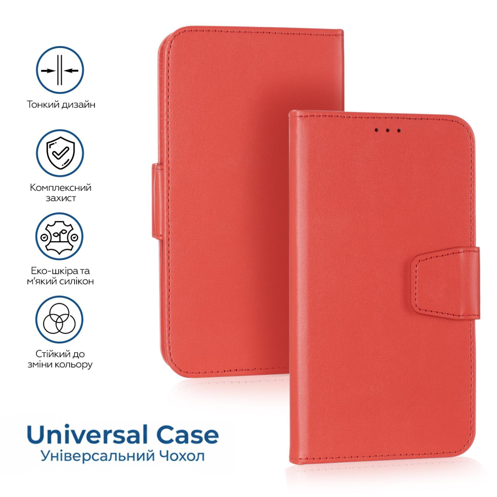 Чохол до мобільного телефона XoKo Book Universal Smartphone 6.0-6.2" Red (XK-UNCS-RD62) - изображение 11