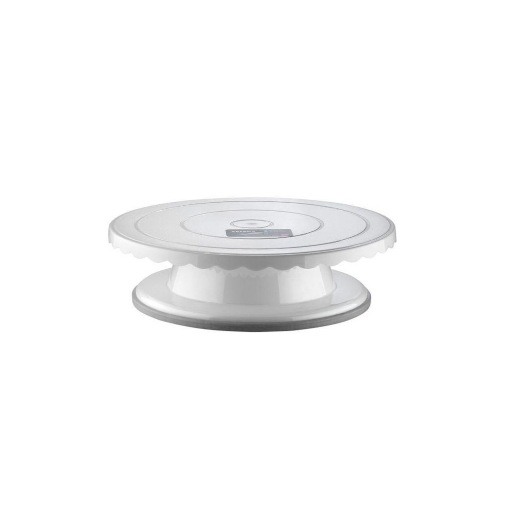 Тортівниця Bora Plastik поворотна d-33,5 см біла (BO389) - зображення 1