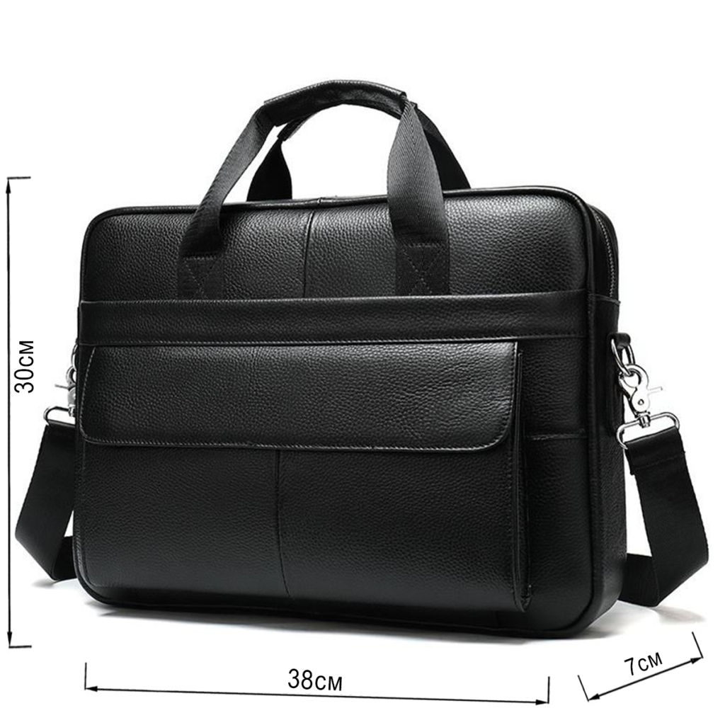 Сумка Vintage Шкіряна Чорна (14628) - зображення 3