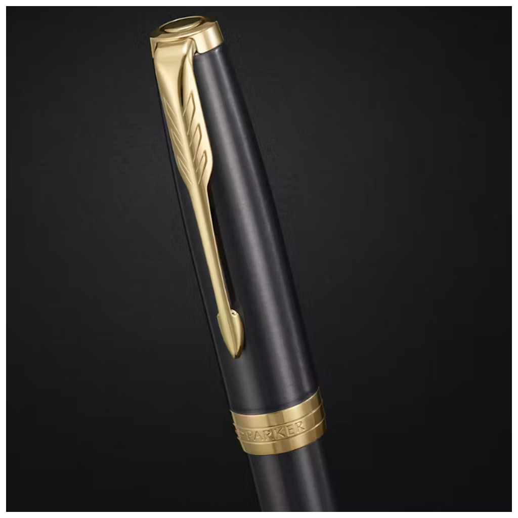 Ручка пір'яна Parker SONNET 17 Grey Lacquer GT FP F (86 415) - изображение 8