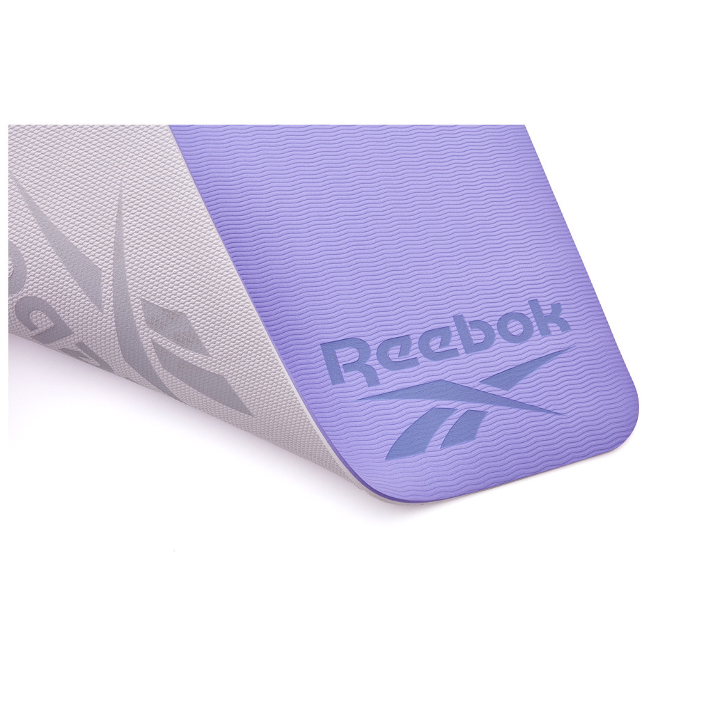 Килимок для йоги Reebok Double Sided Yoga Mat фіолетовий RAYG-11042PL (885652020848) - зображення 2