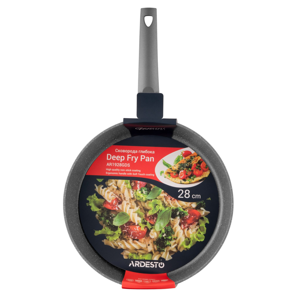 Сковорода Ardesto Gemini Gourmet Apulia Grey 28 см (AR1928GDS) - зображення 1