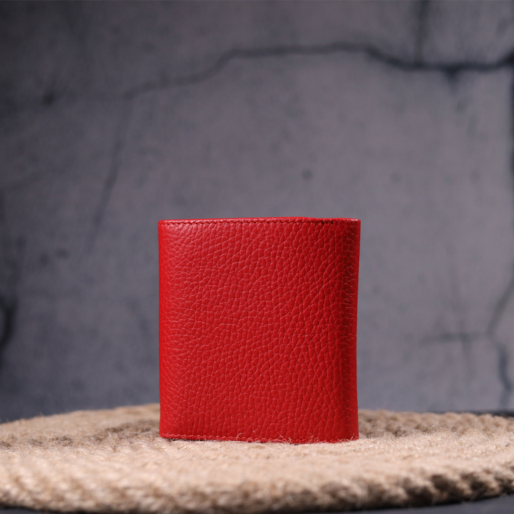 Гаманець Karya З натуральної шкіри Червоний (21380) - зображення 10