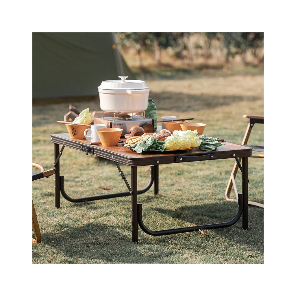 Туристичний стіл Naturehike L MDF Outdoor Folding Dark Wood (6927595771426) - зображення 3