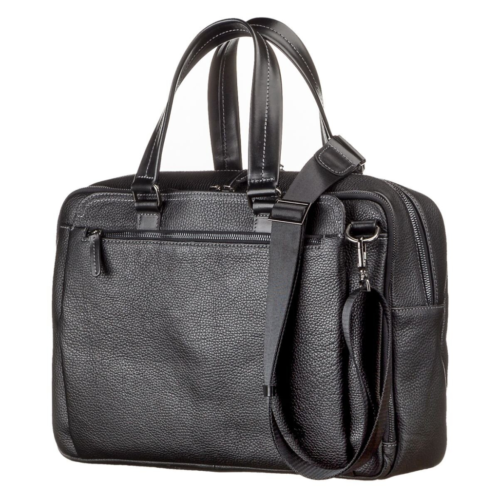 Сумка Shvigel Шкіряна Чорна (11123) - зображення 2