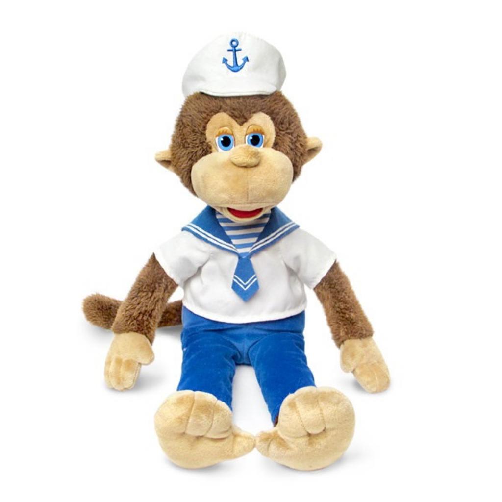 М'яка іграшка Lava Мавпочка в матросці музична 25 см (LA8825) - зображення 1