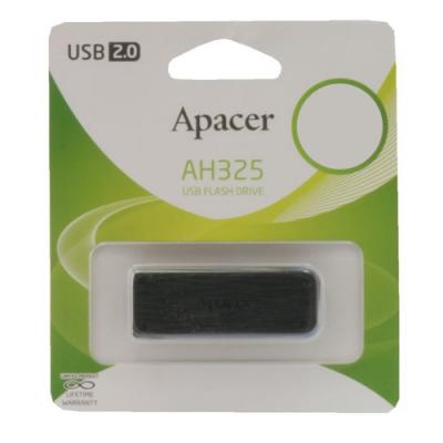 USB флеш накопичувач Apacer 64GB AH325 Black RP USB 2.0 (AP64GAH325B-1) - зображення 8