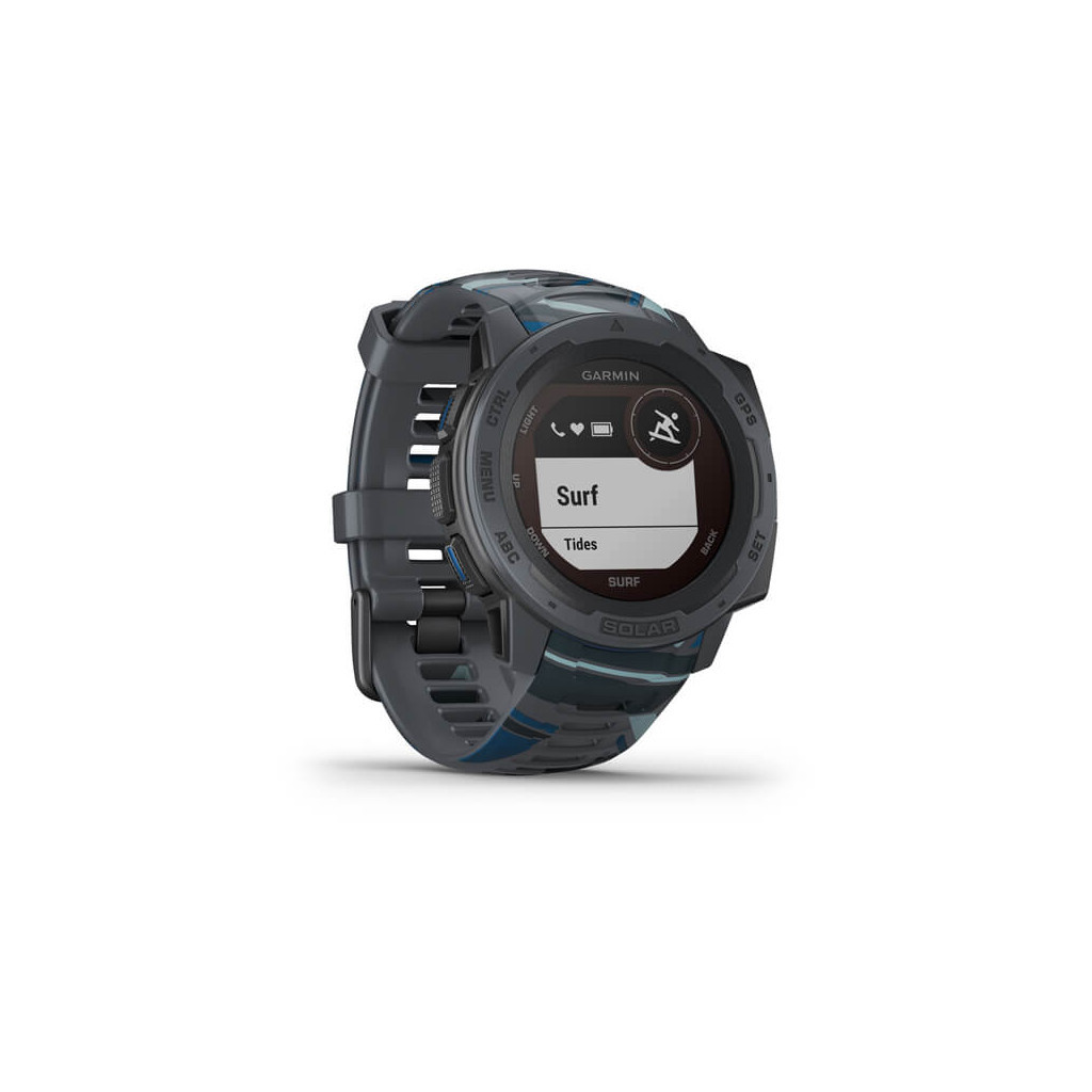 Смарт-годинник Garmin Instinct Solar, Surf Edition, Pipeline, GPS (010-02293-07) - зображення 3