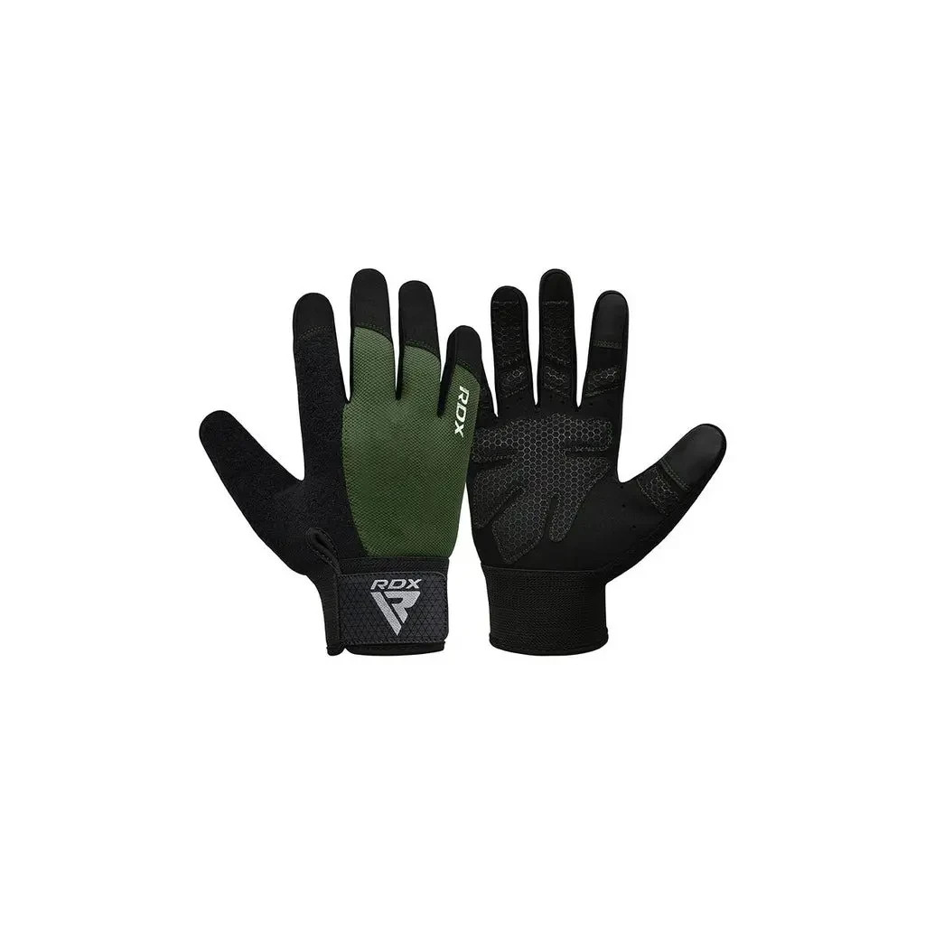 Рукавички для фітнесу RDX W1 Full Finger Army Green L (WGA-W1FA-L+) - зображення 2
