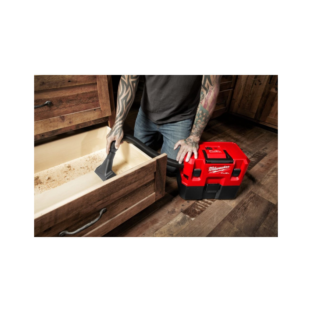 Пилосос будівельний Milwaukee M12 FVCL-0 (без АКБ та ЗП) (4933478186) - изображение 7