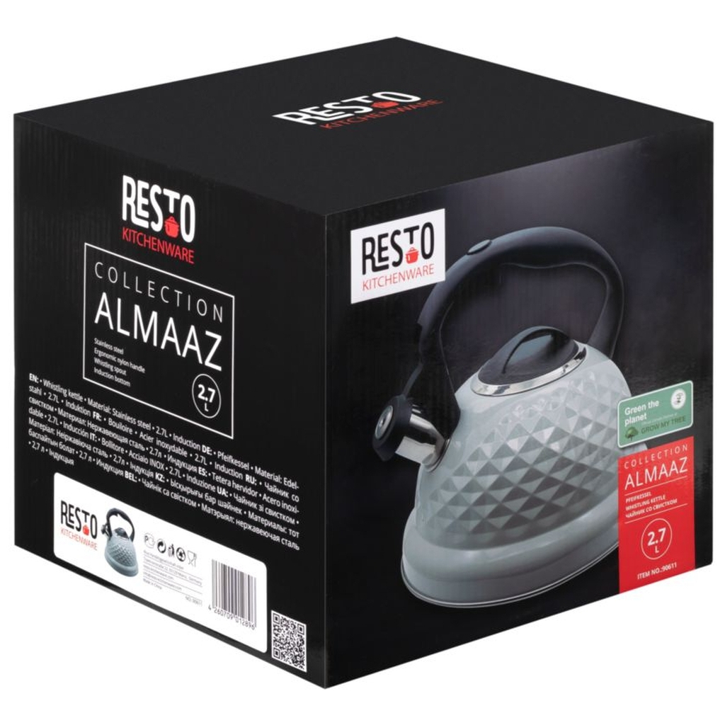 Чайник Resto Almaaz із свистком 2.7 л (90611) - зображення 9