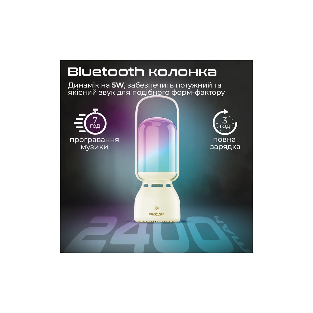 Акустична система Promate Campmate-5 White (campmate-5) - зображення 4