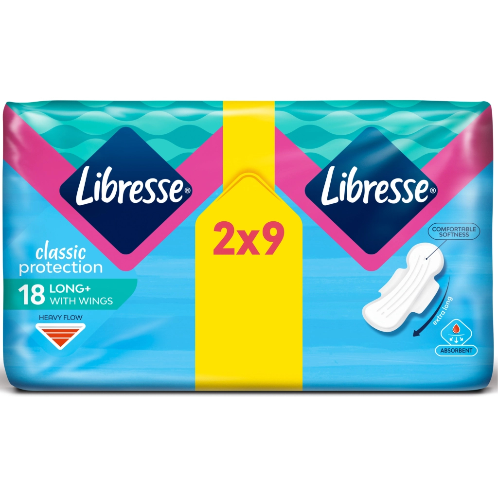 Гігієнічні прокладки Libresse Classic Ultra Clip Super Duo Soft 18 шт (7322540063608) - зображення 2