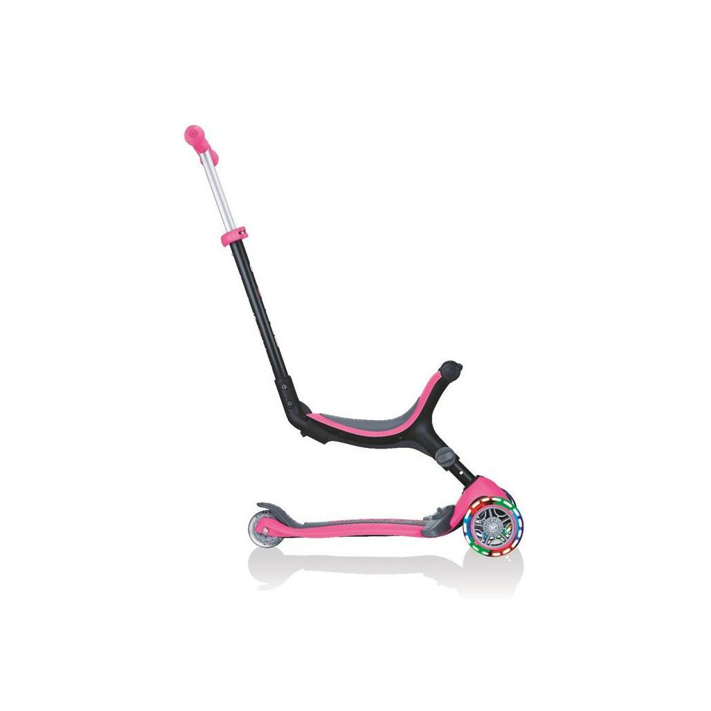 Самокат Globber Go up foldable plus рожевий з підсвічуванням (643-110) - зображення 3