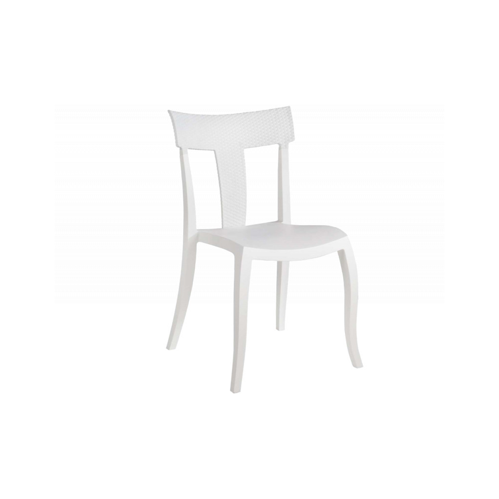 Кухонний стілець PAPATYA toro-s під ротанг білий, колір 01 (2192) - зображення 1