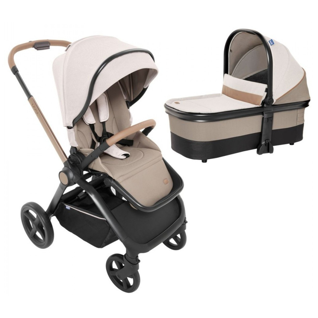 Коляска Chicco 2 в 1 Mysa Бежева (2900990849468) (87026.50.01) - зображення 1